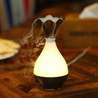 Crystal Aire Flower Dark Wooden Aroma Diffuser
